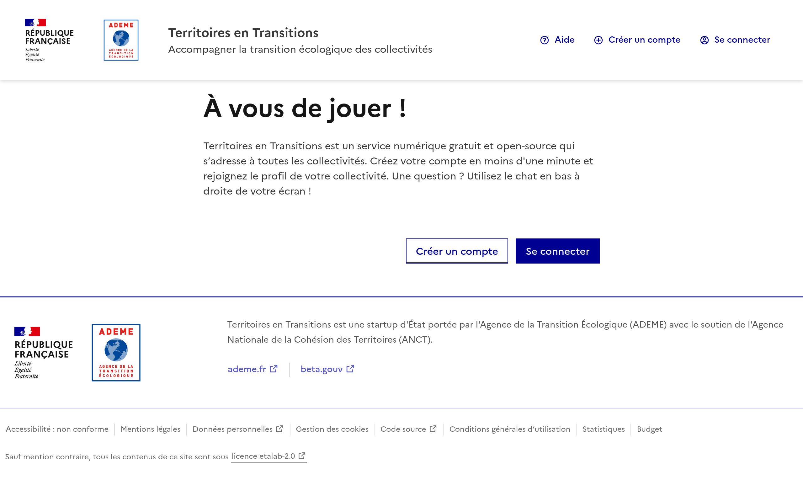 Copie d'écran de https://app.territoiresentransitions.fr