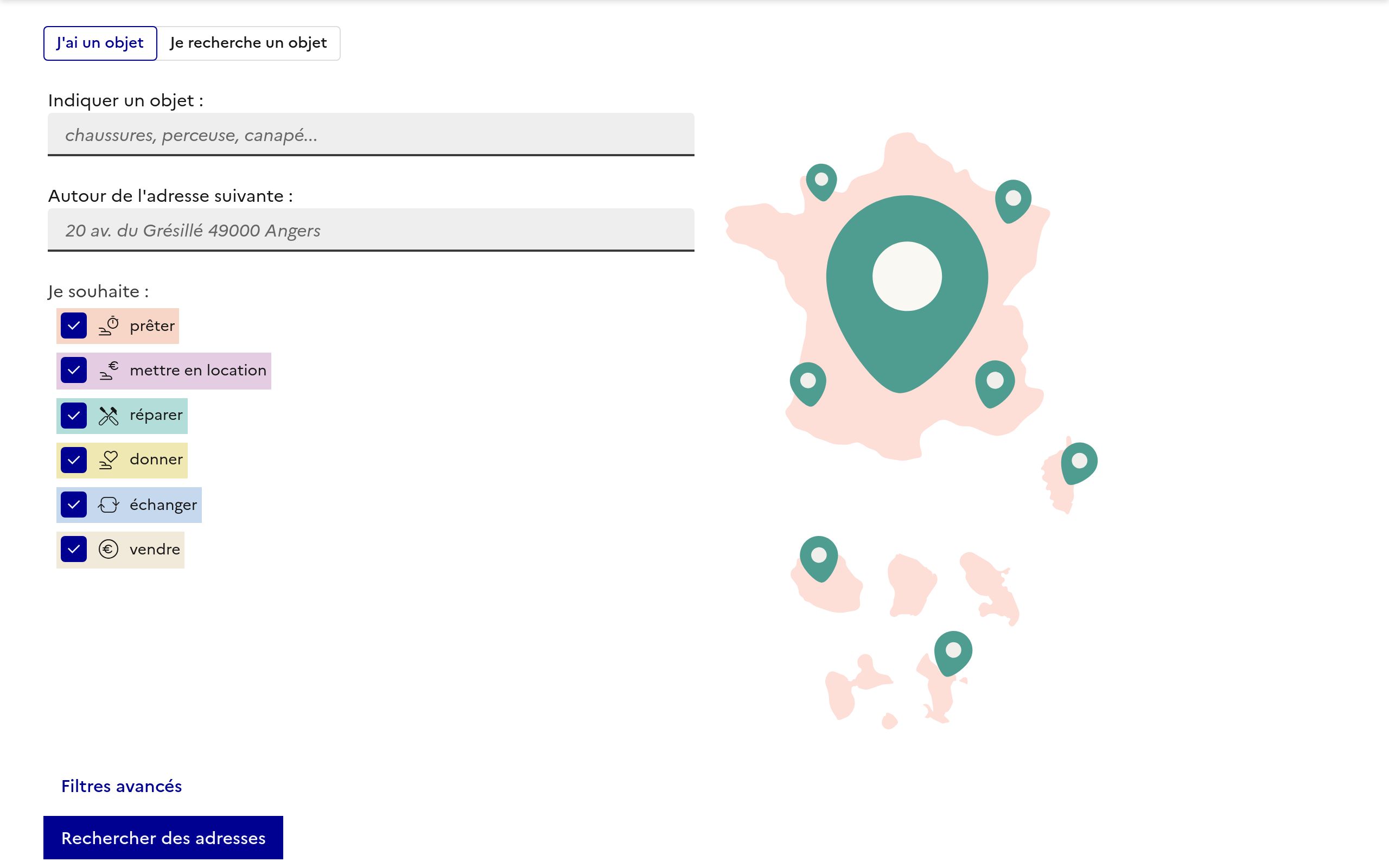 Copie d'écran de https://lvao.ademe.fr